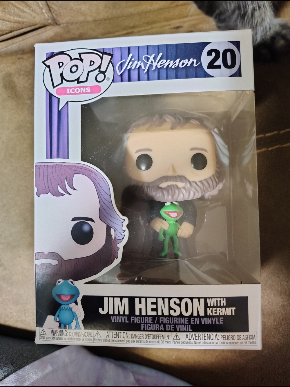 Funko Silver and White Box Backing with Logo